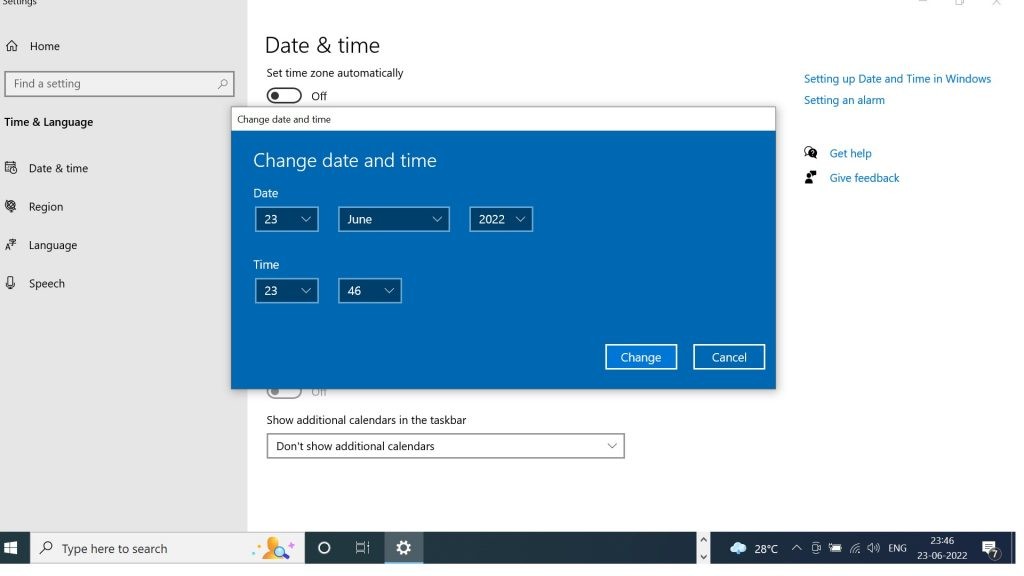 How to change date and time in Windows 10 | Commuter men date and time kaise change karen ?