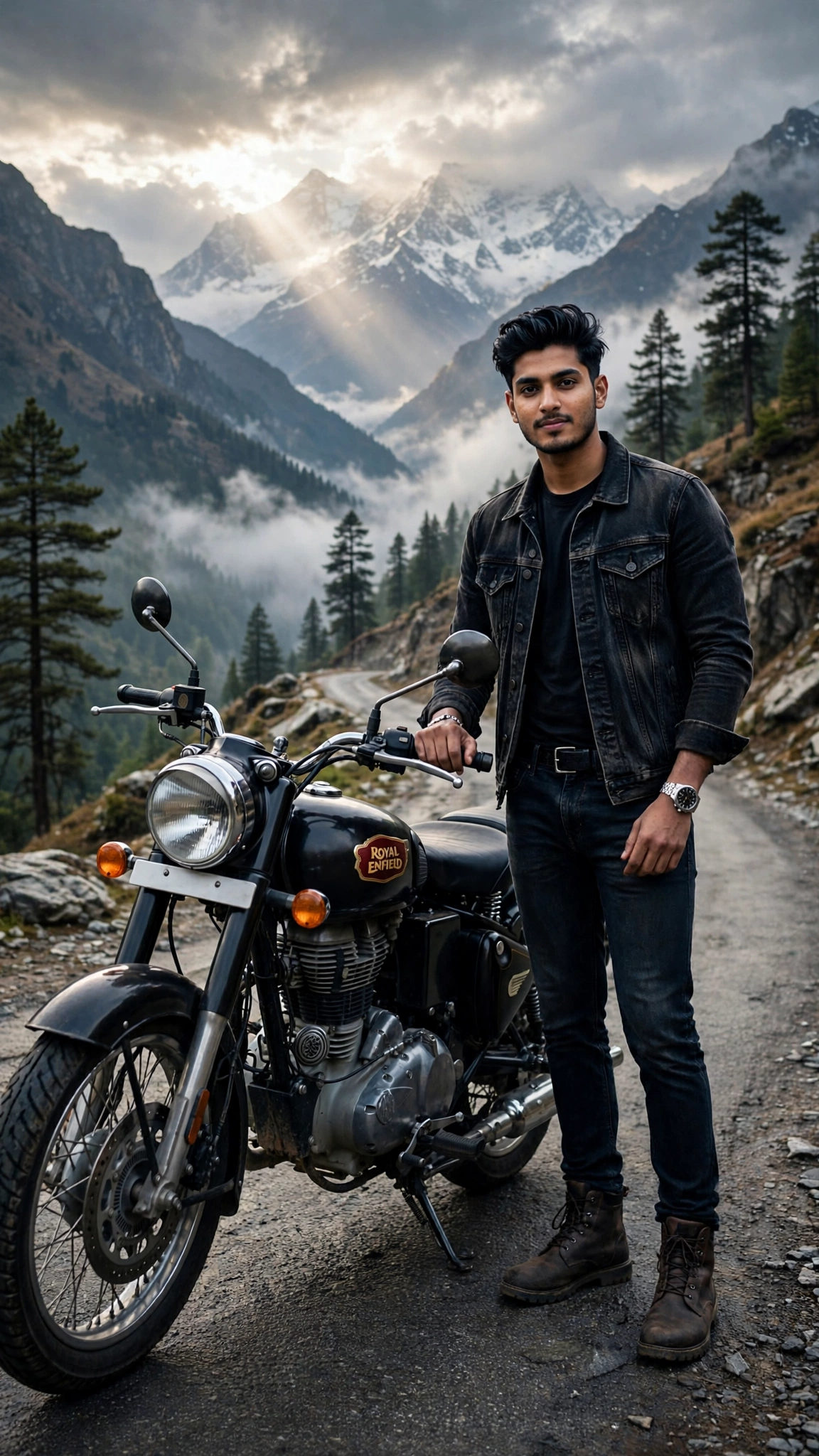Example 1 — Himalayan Road पर Enfield के साथ