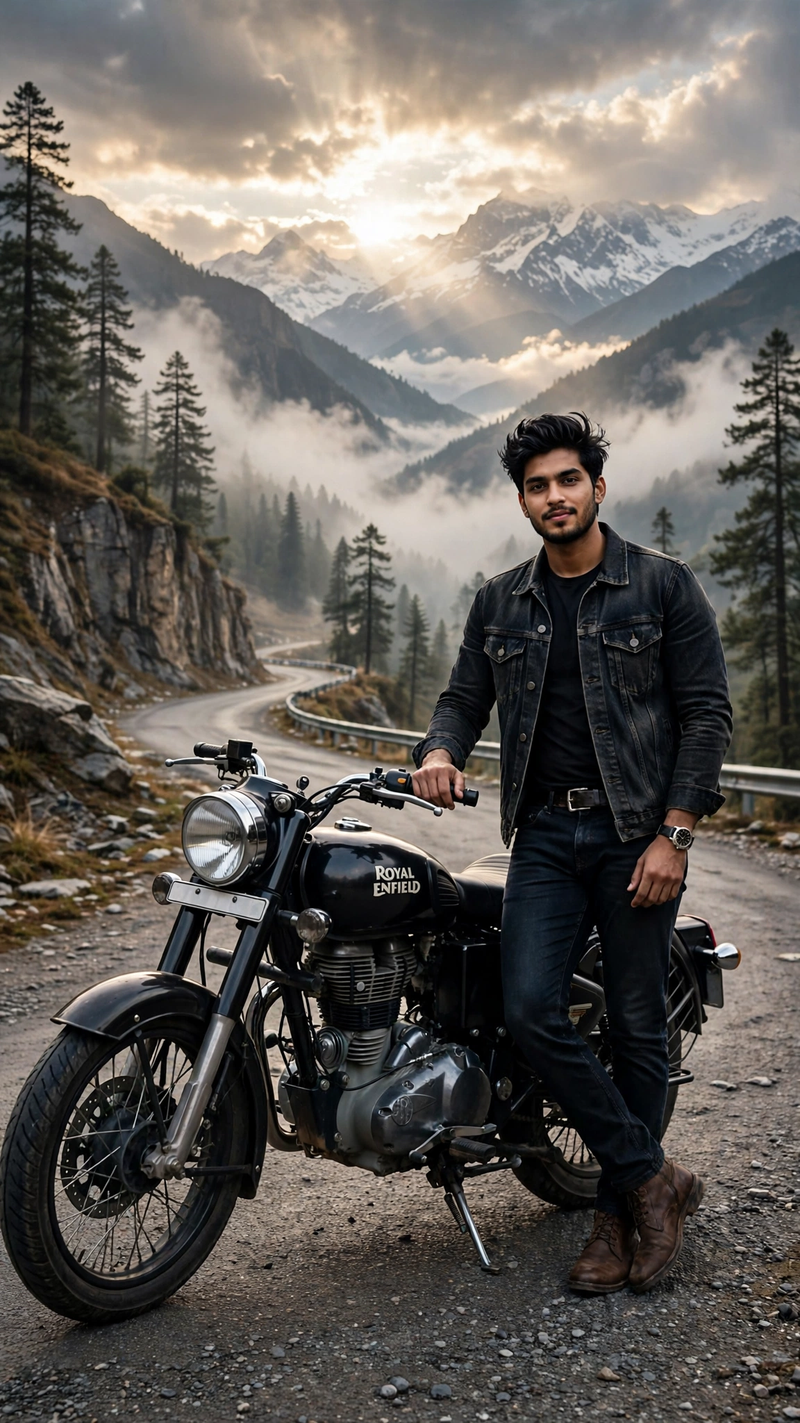 Example 2 — Bike के साथ Biker Pose